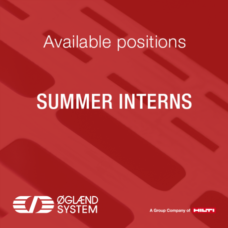 We are looking for summer interns in Manufacturing Engineering / Analytics / Robotics